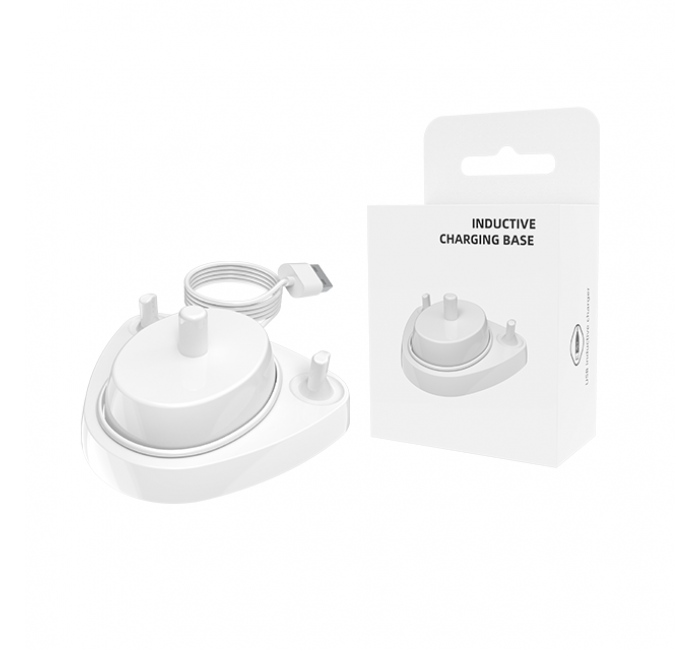 Wireless electric toothbrush charging base with brush head bracket for Oral B Braun