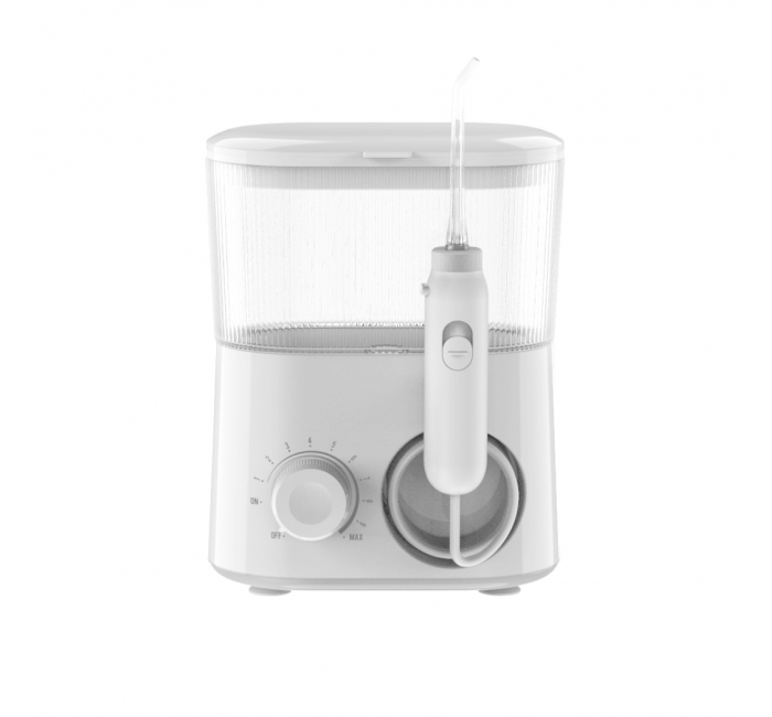 Cost-effective stationary family oral irrigator
